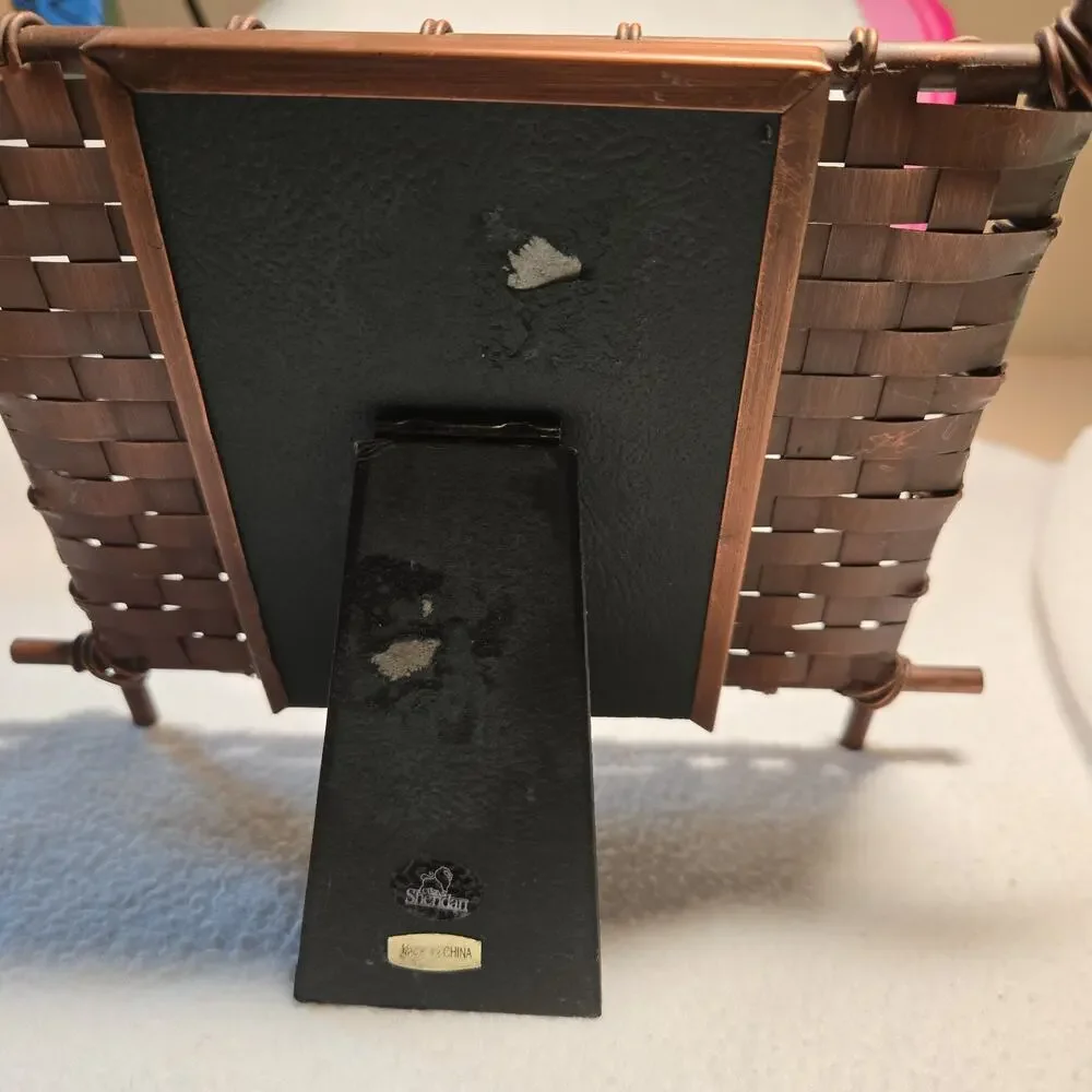 Bamboo & Metal Picture Photo Frame 3.5’’ x 5’’